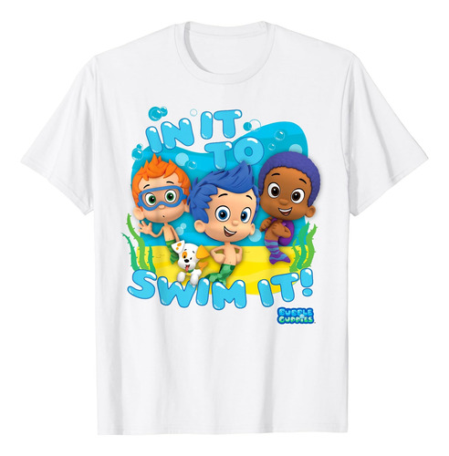 Polera Gráfica Bubble Guppies En Él Para Nadar