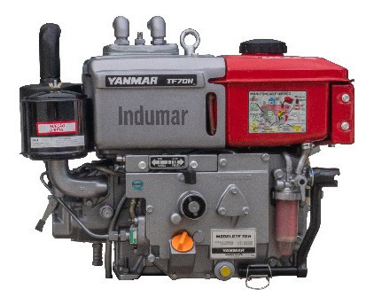 Imagem 3 de 8 de Motor Yanmar Diesel 7,0 Cv Tf70h Nova Série