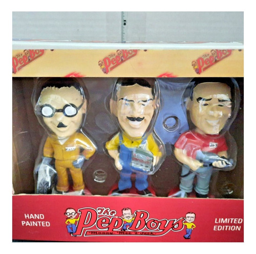 Pep Boys Figura Boneco Oficina Diorama Miniatura