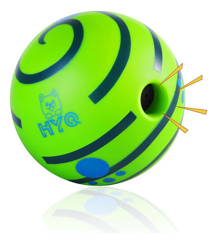 Pelota De Juguete Wobble Giggle Interactive Squeaky Dog (l)