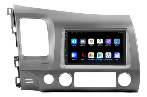 Multimídia Uppertech Carpad X Pro Civic 07 A 11 2+64gb 7p