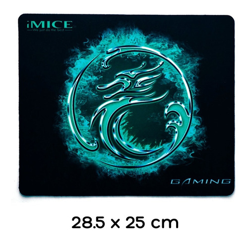 Imagen 1 de 1 de Mouse Pad Gamer 28 X 25 Cm Tapete Antideslizante | Dragon