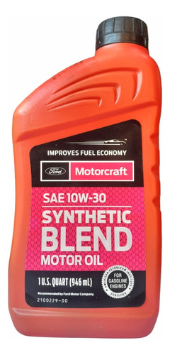 Aceite 10w 30 Semisintetico Motorcraft