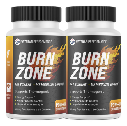 Veteran Performance Quemador De Grasa Termogenico Burn Zone,