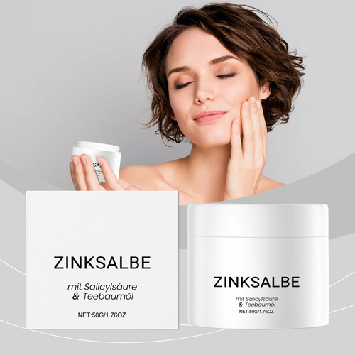 Ungüento De Zinc De 50 G Con Aceite De Árbol De Té Y Antisal