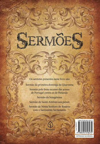 Imagem 2 de 2 de Sermões, de Vieira, Padre Antônio. Ciranda Cultural Editora E Distribuidora Ltda., capa mole em português, 2019