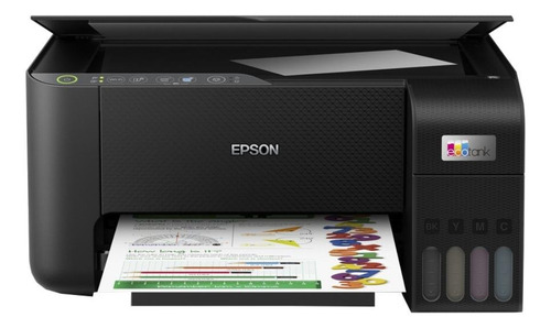 Imagen 2 de 5 de Impresora a color multifunción Epson EcoTank L3250 con wifi negra 220V