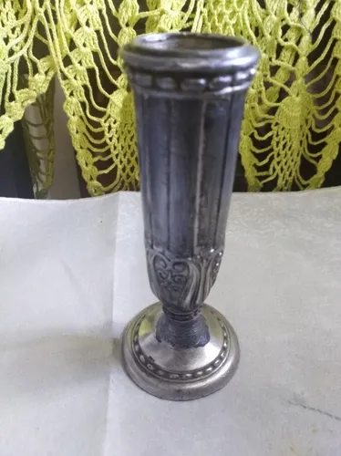 Antiguo Candelabro Ronson Juno Y Cucharita Australiana Plata (Usado)