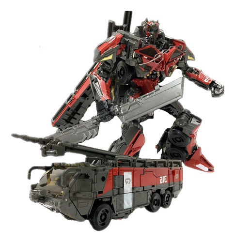 Transformers Sentinel Prime Camión De Bomberos Deformable