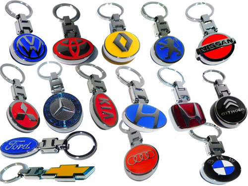 Imagen 3 de 4 de Llavero Jeep Metálico Logo Negro