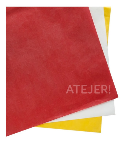 Imagen 6 de 6 de Papel Carbónico Modista 44x56 Marca Cbx Por 3 Unidades