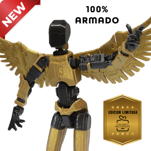 Muñeco Articulado Dummy 13 Calidad Deluxe Armado 100% + Alas