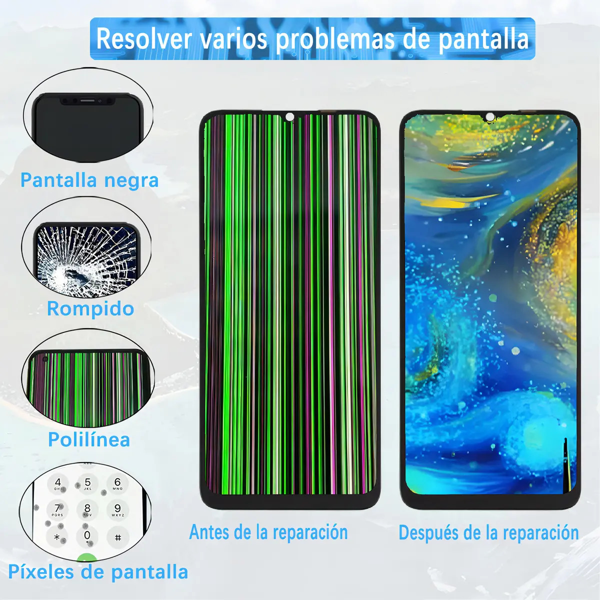 Pantalla Para Oppo A15 Cph2185 Display