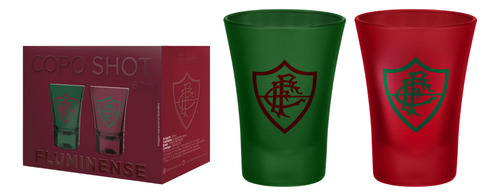 Copo Shot Prime Fluminense 60ml Luva Com 2 Unid