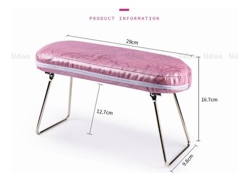 Almohada De Mano De Cuero Para Uñas, Impermeable