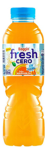 Agua Saborizada Baggio Fresh Naranja S/a 600 Pack 12 Unid