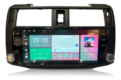 Audio Vehiculos Android Para Toyota 4runner 2014-2019 Gps