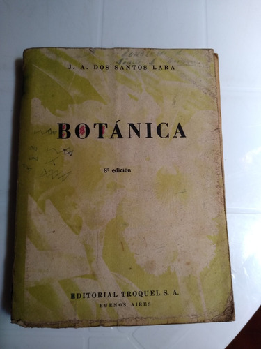 Libro De Botánica Editorial Troquel 