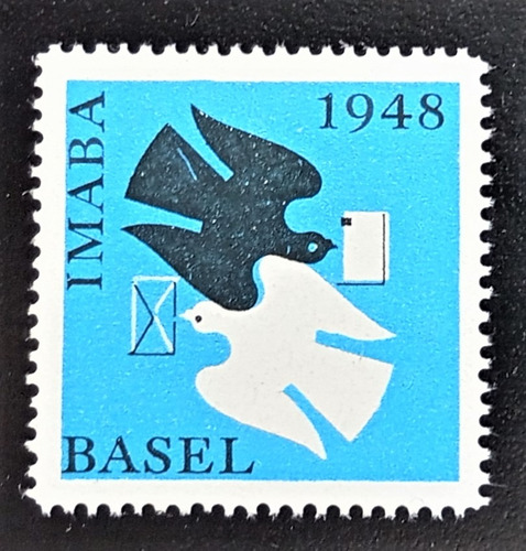 Suiza, Label De Entrada A Expo Imaba Basel 1948 Mint L18947