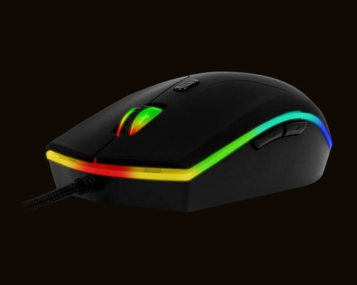 Imagen 3 de 8 de Mouse Gamer Gaming Rgb Usb Pc Notebook Ps4 Meetion Gm 21