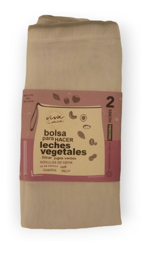 Bolsa Filtrante Para Jugos, Kéfir, Leches Vegetales X 2 Unid