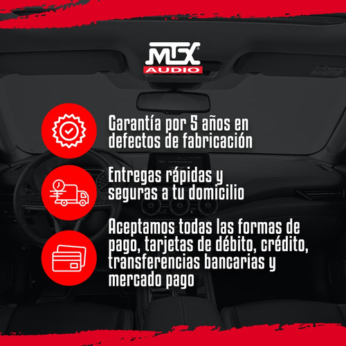 Autoestéreo Para Auto Mtx Audio Mtx-490dsp Usb Y Bluetooth
