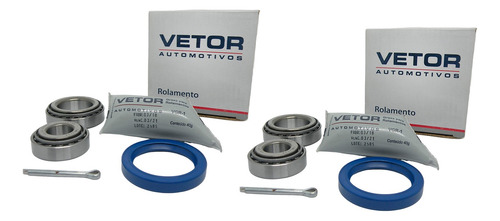 2 Kit Rolamento Roda Traseira Gol G1 G2 G3 G4 G5 Sem Abs