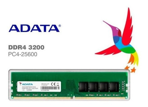 Memoria Ram Adata Premier Ddr4, 3200mhz, 8gb, Cl22