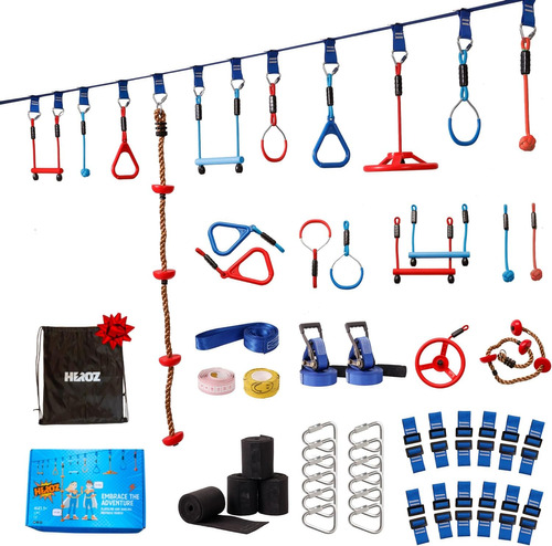 Kit De Carrera De Obstáculos De Guerrero Ninja De 2 X 65 Pie