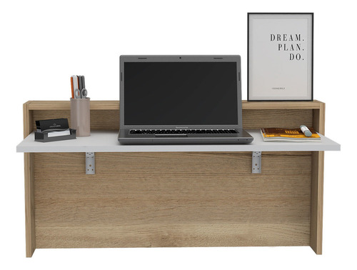 Escritorio Flotante London Color Blanco RTA Muebles EDB 6262