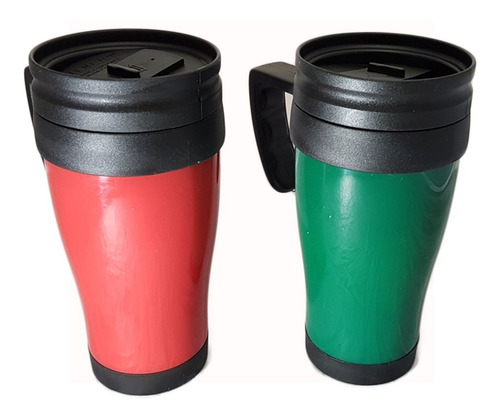 Imagen 5 de 5 de Jarro Térmico Taza Vaso 400 Cc Frío Calor Camping