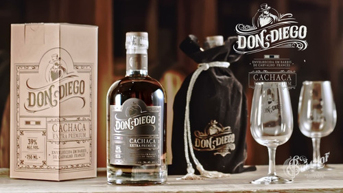 Cachaça Refinada Don Diego Extra Premium 750 Ml