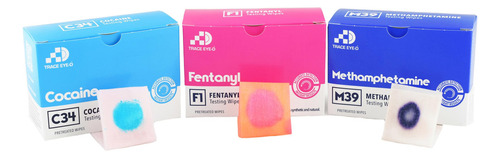 Toalhetes de detecção de fentanil - Teste instantâneo de peças