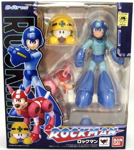 Bandai D-arts Tamashii Nations Sello Capcom Rockman Megaman