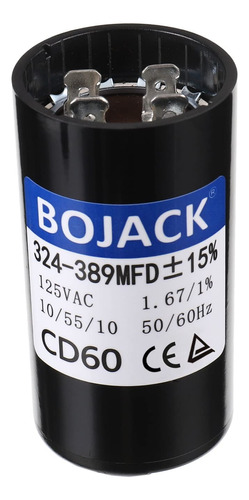 Bojack 324-389 Uf/mfd 125 Vca ± 20% 50/60 Hz Cd60 Condensado