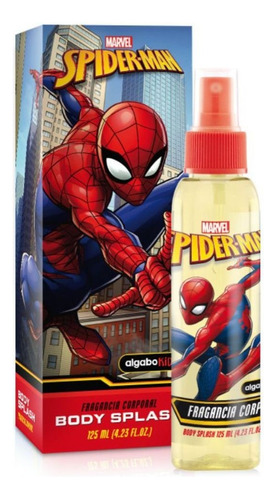 Fragancia Corporal Body Splash Spiderman Hombre Araña 125 Ml