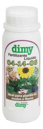 Fertilizante Npk 04-14-08 Concentrado 500ml Rende 50l Dimy