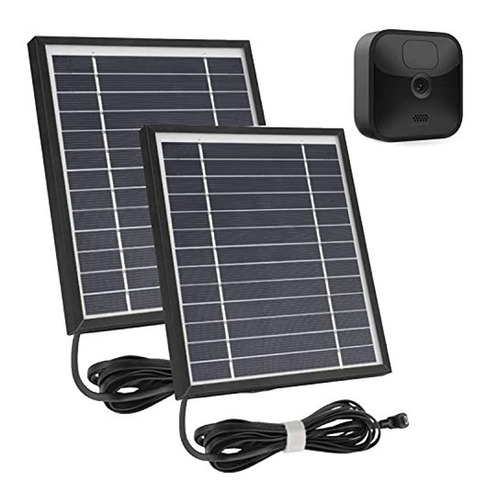 Itodos 2 Pack Panel Solar Funciona Para Blink Outdoor Y Blin