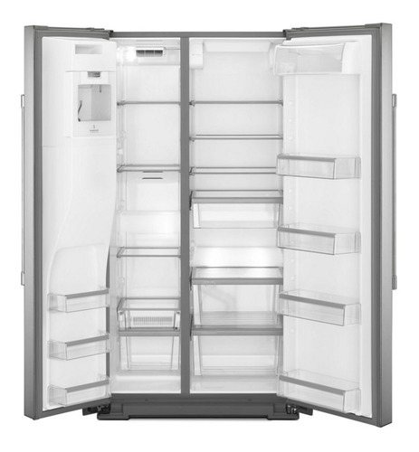 Refrigerador con freezer Maytag MD7816S color acero inoxidable con capacidad de 724L