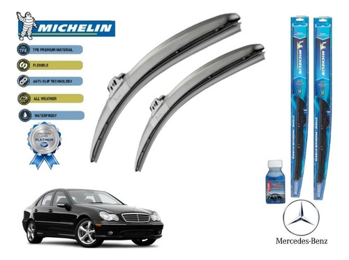 Par Plumas Limpiabrisas Mercedes Benz Clase C 01-06 Michelin