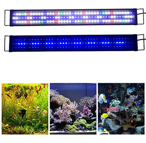 Kzkr Led Luz Del Acuario, Peces Tanque Ligero Rotativos Bajo