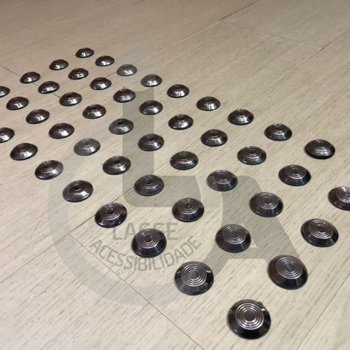 10ml Sinalização Tatil Alerta Inox Sem Adesivo Frisado