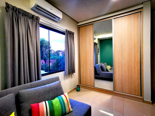 Duplex Amoblado Con Piscina En El Barrio Santa María: 3 Habitaciones Y 3 Baños