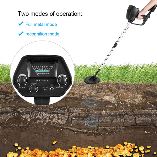 Detector De Metales Alta Precisión Y Impermeables Ajustable