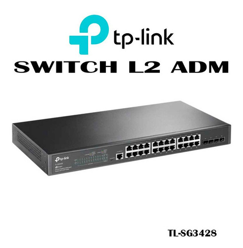 Switch Tp-link Jetstream Gigabit 24 L2 Poe 4 Sfp Pt