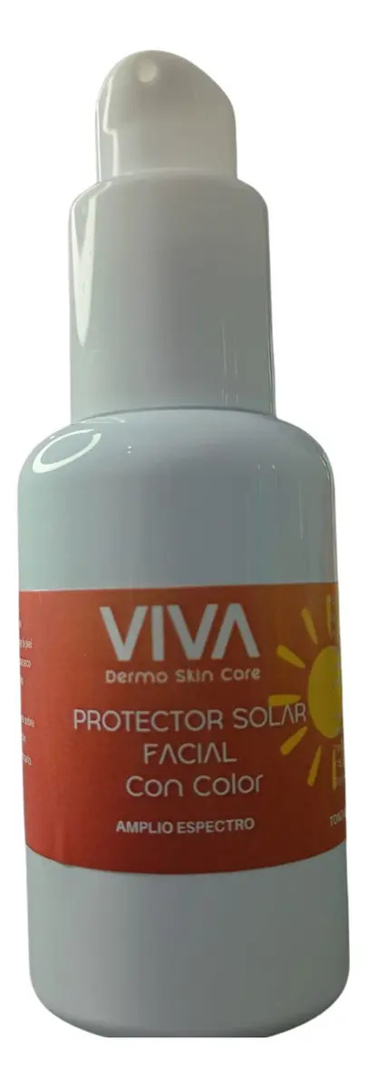Protector Solar Facial Color Crema Viva Dermo 50 G