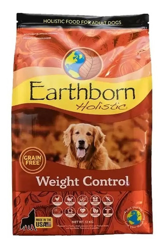 Earthborn Holistic Perro Wight Control 2.5kg Razas