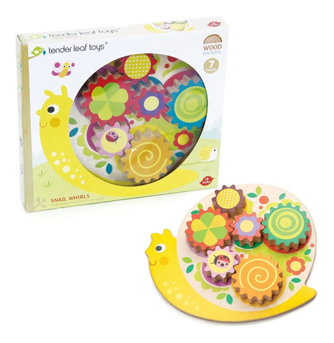 Juego Bebe Caracol Encastre Tender Leaf Toys Snail 8347 Febo