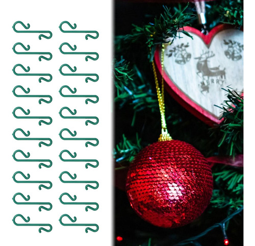3 X 20 Ganchos Para Adornos Navideños, Colgadores Para