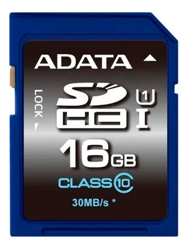 Adata Memoria Sd 16gb V10 Clase 10 Sdxc Uhs-i